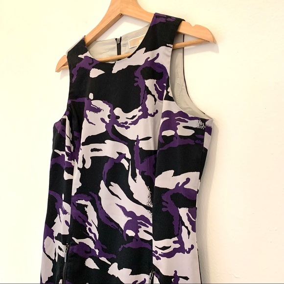 Michael Kors Camo Sheath Sleeveless Dress - Picture 2 of 11